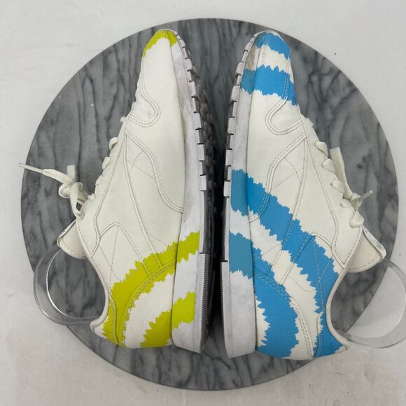 Reebok Collina Strada Classic Sneaker Womens 7 White Leather Call Mom Shoes - Picture 6 of 14